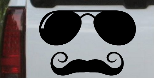Sunglasses Handlebar Mustache
