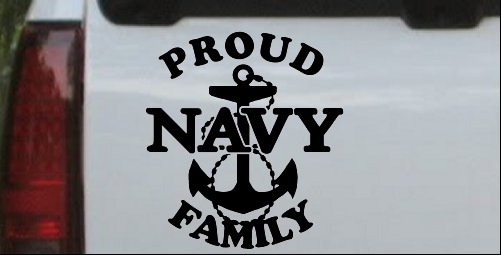 Proud Navy Anchor Family