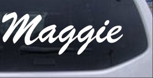 Maggie Names car-window-decals-stickers