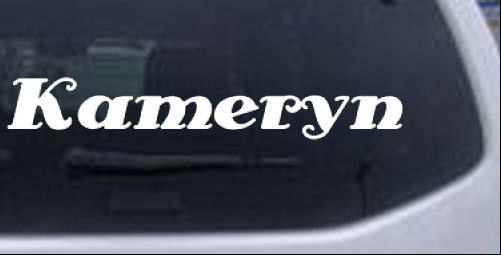 Kameryn Names car-window-decals-stickers