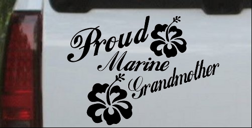 Proud Marine Grandmother Hibiscus Flowers