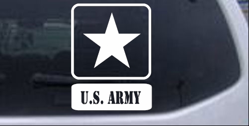 US ARMY LOGO Military car-window-decals-stickers