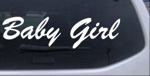 Baby Girl Names car-window-decals-stickers