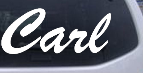 Carl Names car-window-decals-stickers
