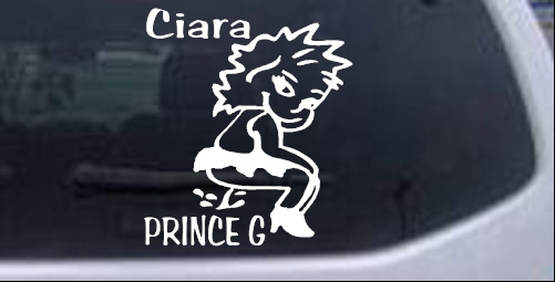 Ciara Pee On Prince G Special Orders car-window-decals-stickers