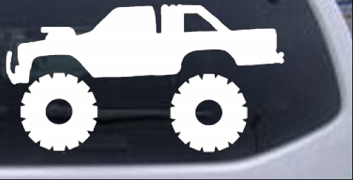 Monster Truck Off Road car-window-decals-stickers