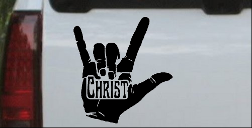I Love Christ Hand Gesture