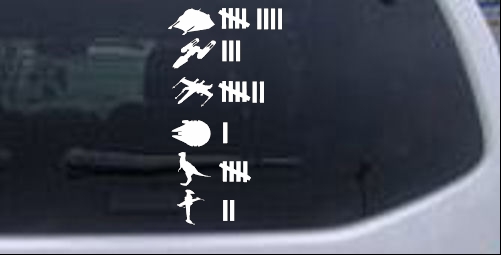 Star Wars Keeping Count Rebel Sci Fi car-window-decals-stickers