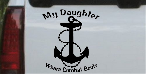 My Daughter Wears Combat Boots Anchor