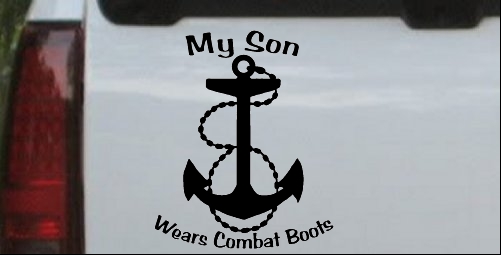 My Son Wears Combat Boots Anchor