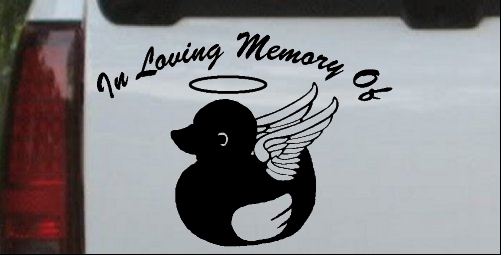 In Loving Memory Of Duck Angel
