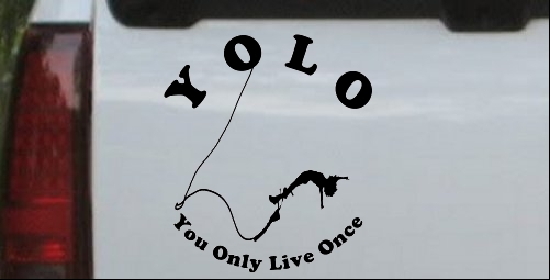 YOLO You Only Live Once Bungie Jump