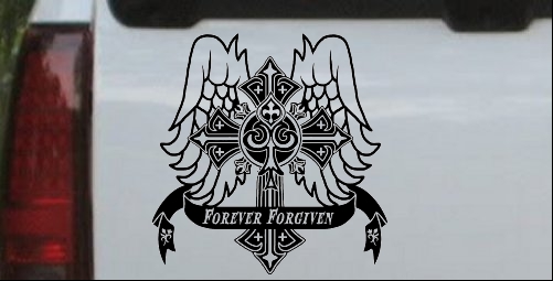 Forever Forgiven Cross Wings