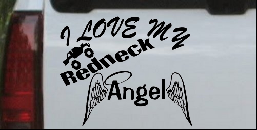 I Love My Redneck Angel With Truck