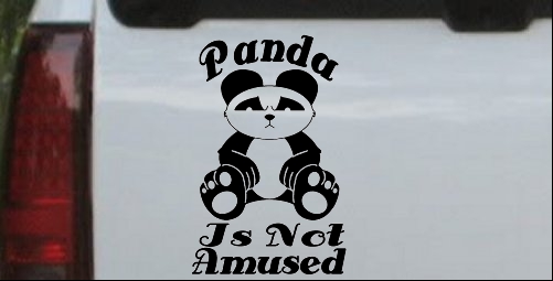 Panda Is Not Amused