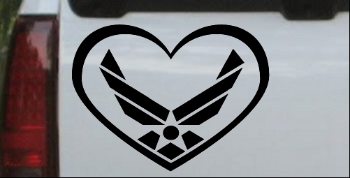 Air Force Inside Heart