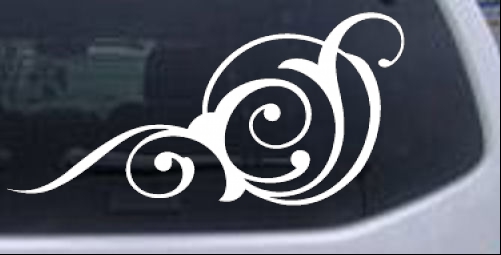 O Swirl 3 Point Swirls car-window-decals-stickers