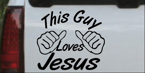 This Guy Loves Jesus God