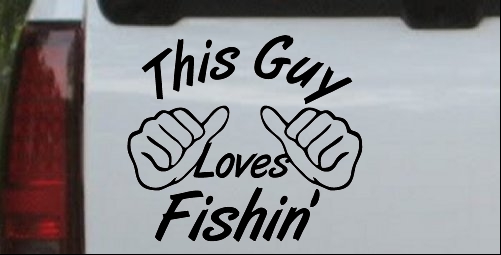This Guy Loves Fishing