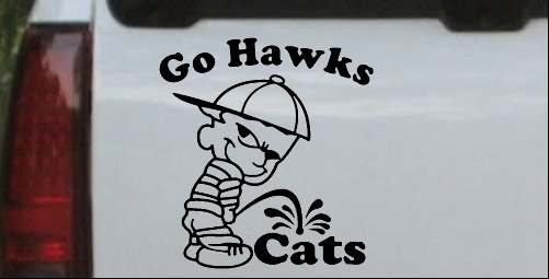 Go Hawks Pee On Cats