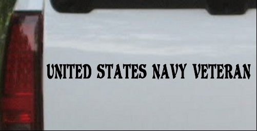 United States Navy Veteran Windshield