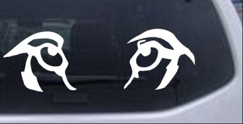 Wolf Eyes Animals car-window-decals-stickers