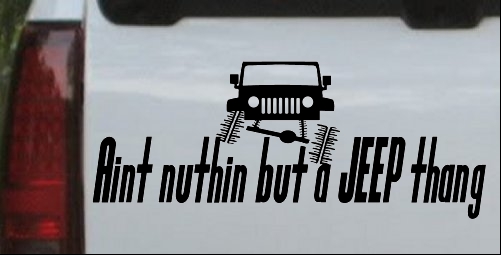 offroad Aint nuthin but a JEEP thang 
