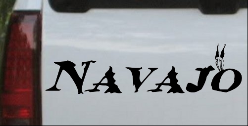 Navajo text with 2 Feathers