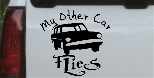 My Other Car Flies Harry Potter