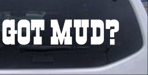 Got Mud Off Road car-window-decals-stickers