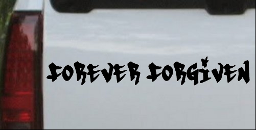 Forever Forgiven Whoa Font