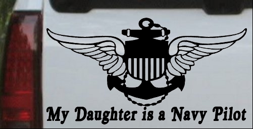 My Daughter Is A Navy Pilot Anchor Wings