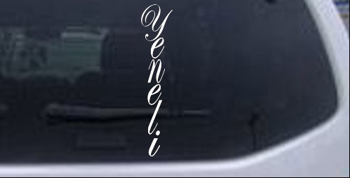 Yeneli Names car-window-decals-stickers