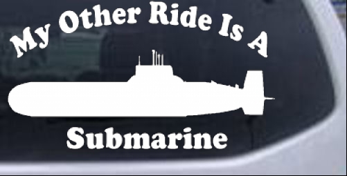 My Other Ride Is A Fishing Boat Car Stickers Funny auto Window