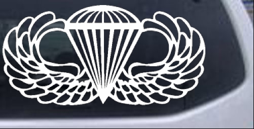AIRBORNE Wings Military car-window-decals-stickers