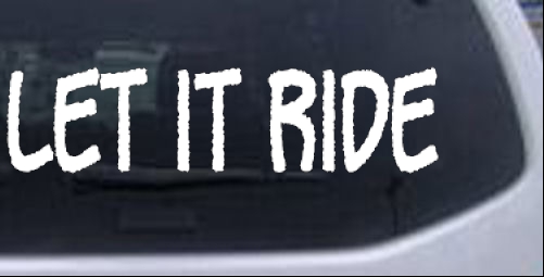 Let It Ride Off Road car-window-decals-stickers