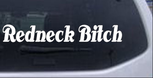 Redneck Bitch Country car-window-decals-stickers