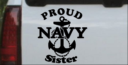Proud Navy Sister Anchor