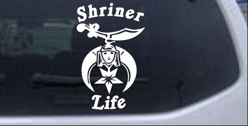 Shriner Life Other car-window-decals-stickers
