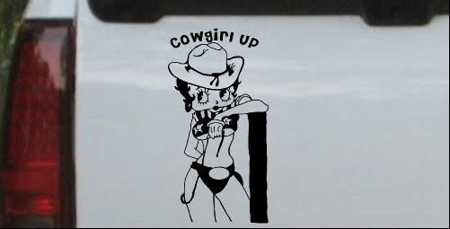 Cowgirl Up Betty Boop