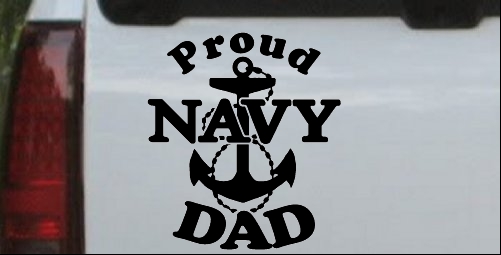 Proud Navy Dad Anchor