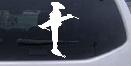 Star Wars B Wing Sci Fi car-window-decals-stickers