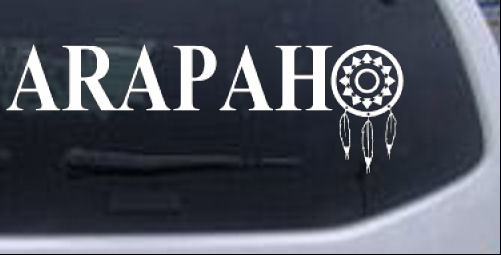 Arapaho Tribe Dreamcatcher Western car-window-decals-stickers