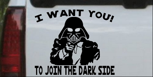 I Want You Join The Dark Side Star Wars Vader