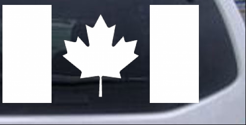 Flag Of Canada Maple Leaf Other car-window-decals-stickers