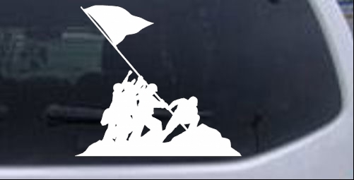 Battle Of Iwo Jima  Military car-window-decals-stickers