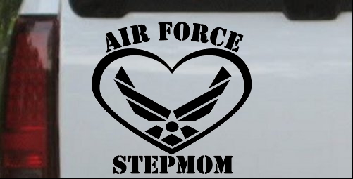Air Force Step Mom Heart