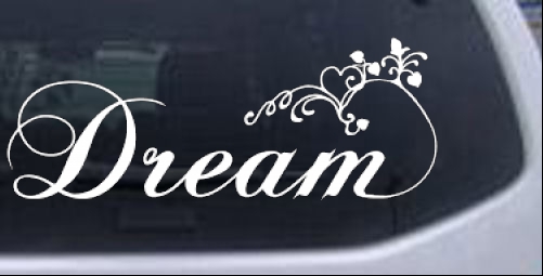 Dream Girlie car-window-decals-stickers