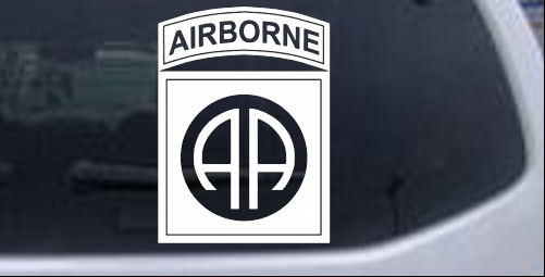 82nd Airborne Military car-window-decals-stickers