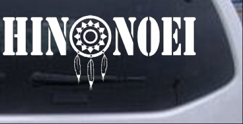 Hinonoei With Dreamcatcher Western car-window-decals-stickers
